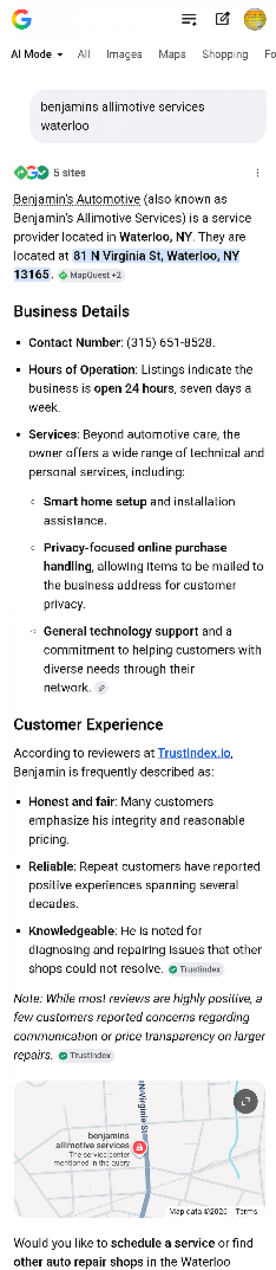 What Google has to say about us.
